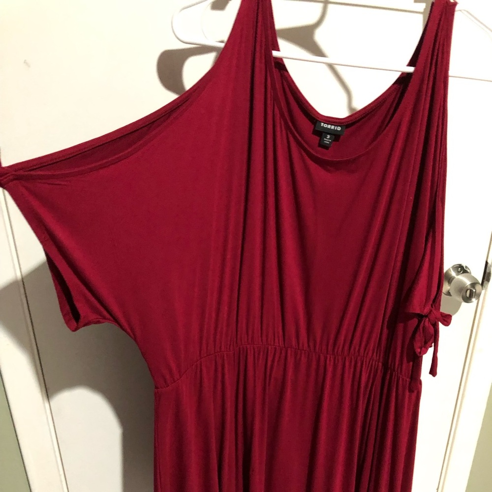 Maroon dress